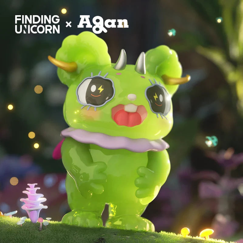 Finding Unicorn AGAN-YEAOHUA Fantasy Plant Serie Blind Box Komplettset mit 12 Mystery Box Actionfiguren Kawaii Spielzeug Geschenk
