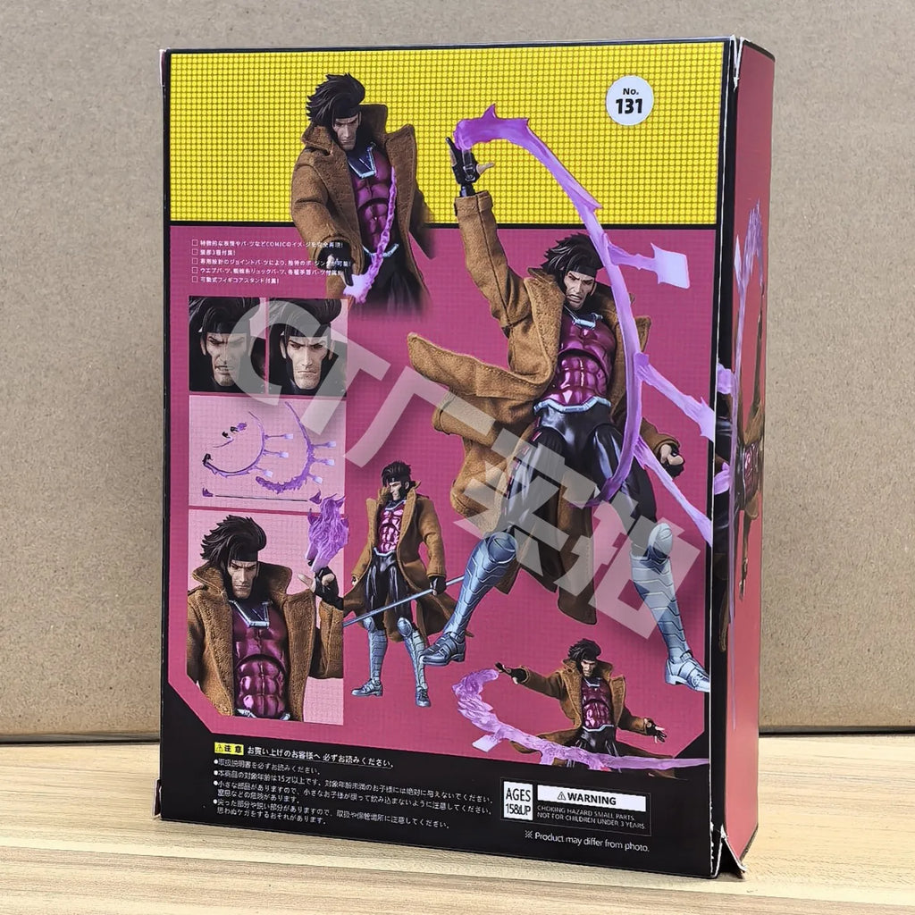Ct Toys In Stock Gambit Figure Mafex 131 X-Men Wolverine Shf Anime Action Figure Figurine Statue Model Customized Gifts Kids Toy