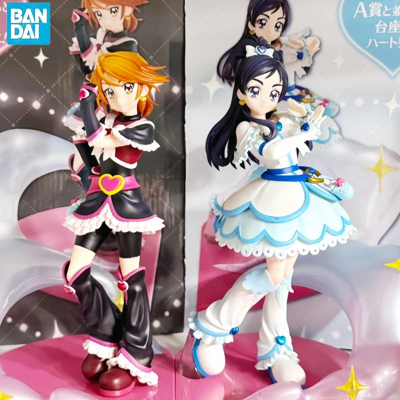 Genuine Original Bandai Namco Banpresto Pretty Cure Glitter&Glamours Cure White Anime Figure Model Collector Figure Toys Gift