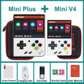 MIYOO Mini Plus + V4 Combination Portable Retro Handheld Game Console 3.5/2.8''IPS Screen Classic Video Game Console Gaming Gift