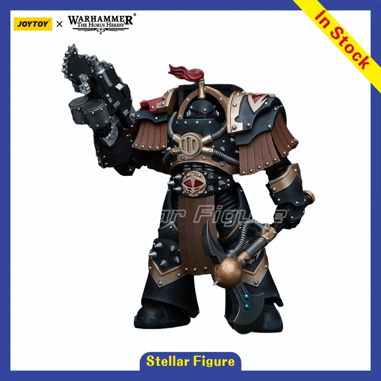 【SF]】JOYTOY Warhammer 40K   1/18 Action Figure Sons of Horus Justaerin Terminator Squad  Prime Model Toy Gift
