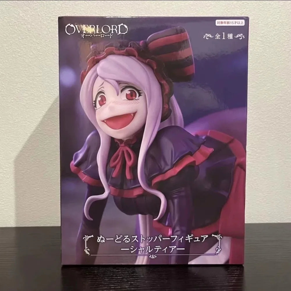 In Stock FuRyu Original Genuine Anime Overlord Shalltear Bloodfallen 10.5cm Collection Model Toy Noodle Stopper Figure Xmas Gift