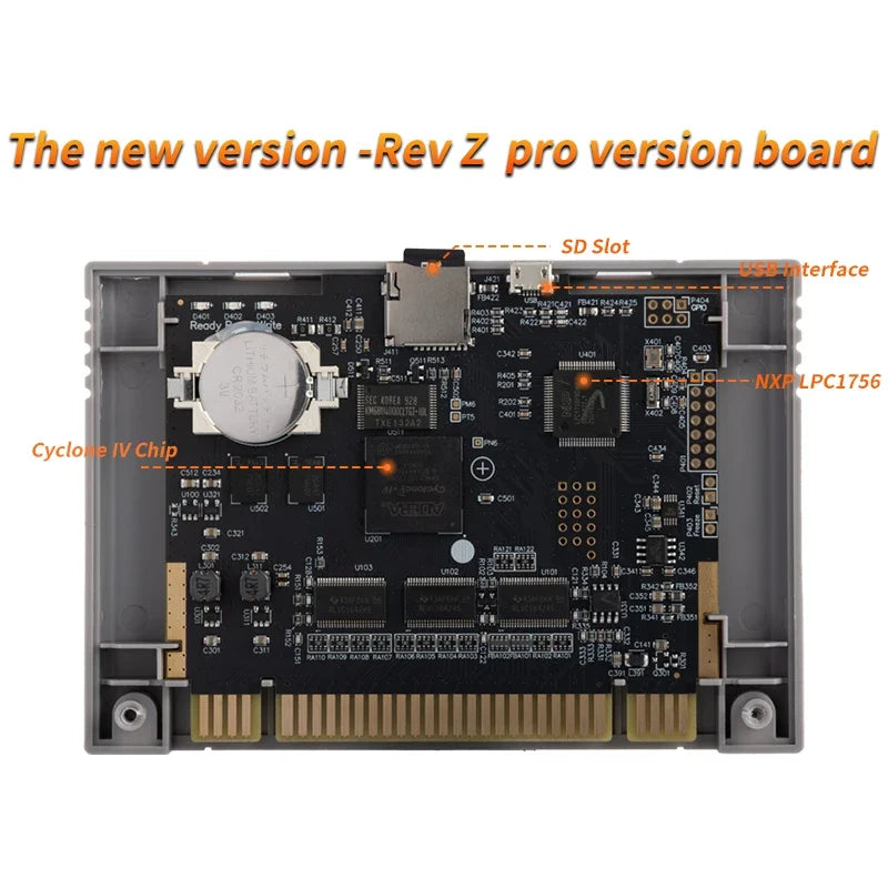 Rev. Z FXPAK Version Pro 5000 in 1 For SNES 16 Bit Video Game Console with 16G Card Gift FOR Cyclone Chip