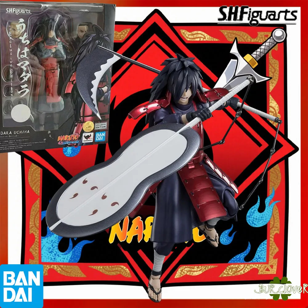 Bandai S.H.Figuarts (Shf) Naruto Shippuden Uchiha Madara - Exhibition Limited Edition - Anime Action Figure Collection Model Toy