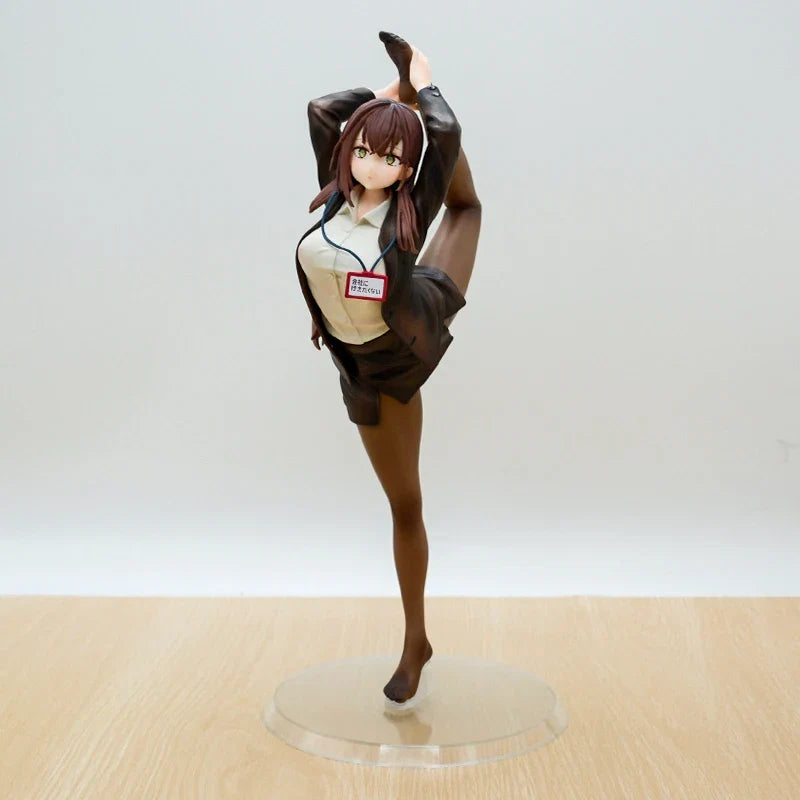 29cm Surprisingly Bendy OL-chan Who Doesn't Want to Go to Work Sexy Anime Girl Figure OL-chan Action Figure Adult Model Doll Toy
