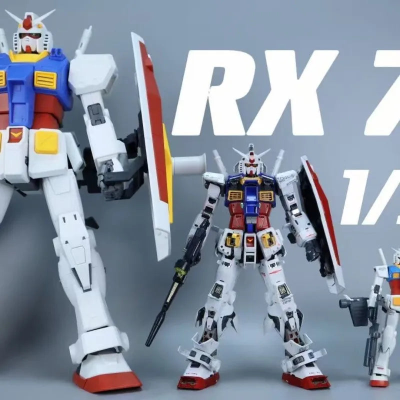【IN STOCK】FANG DAJING 1/35 RX-78-2 original 7802 Assembly Model Kit Action Figures Action Figure Toy With LED Christmas gift