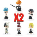 Wholesale BLEACH Action Figure Cool Cute Anime Figure Toy Doll Model Desk Decoration For Kid Birthday Gifts Q Version Figurine P