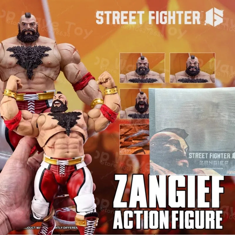 NEW STOCK ST Storm Toys Street Fighter 6 ZANGIEF Action Figures Gift Collection Action Figure Male Soldier Full Set Model Toy