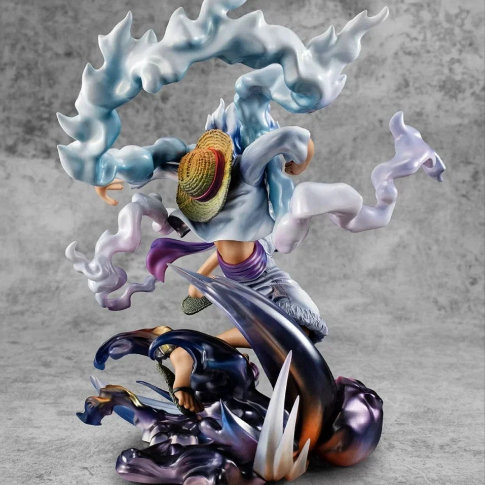 One Piece Lffy Anime Figure Gear 5 Luffy Action Figurine Sun God Nika Luffy Statue PVC Statue Model Doll Collection Toy Gifts