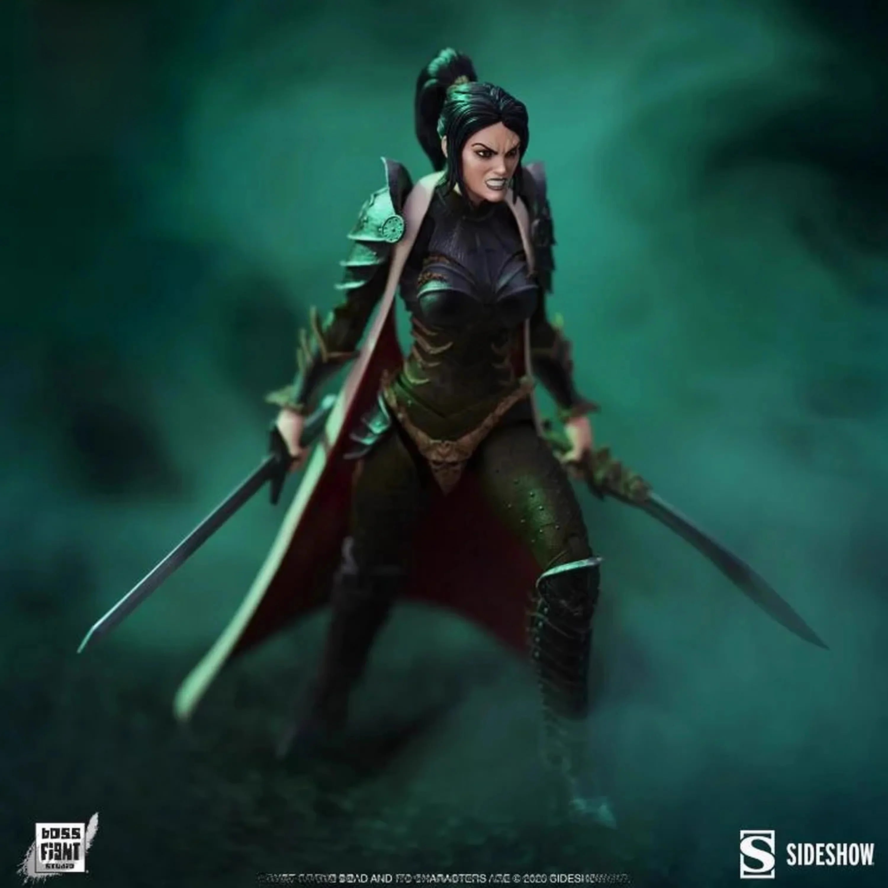 BFS  Blow 6 Inch 2 Death Court 2 Wave General Soul Thief Dual Sword Fem Warrior Posable Action Figure Collectible Toy