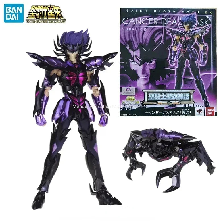 In Stock BANDAI Holy Cloth Myth EX Cancer Death Mask Anime Character Model  Children Toy Gift Collection
