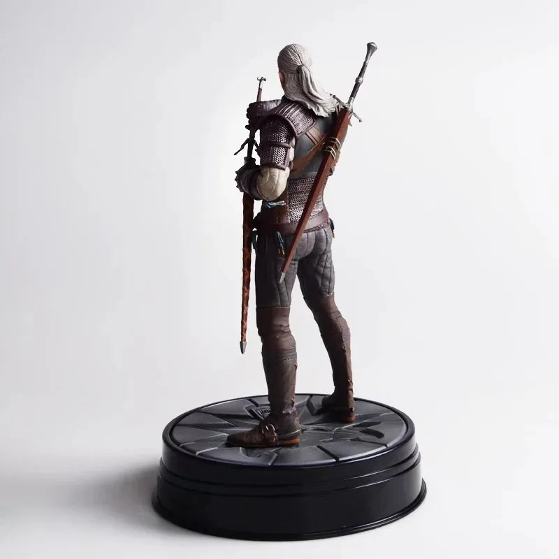 24cm Pvc The Witcher 3: Wild Hunt Geralt Of Rivia Action Figure Toys Game Figurine Collection Model Ornaments Gift For Children