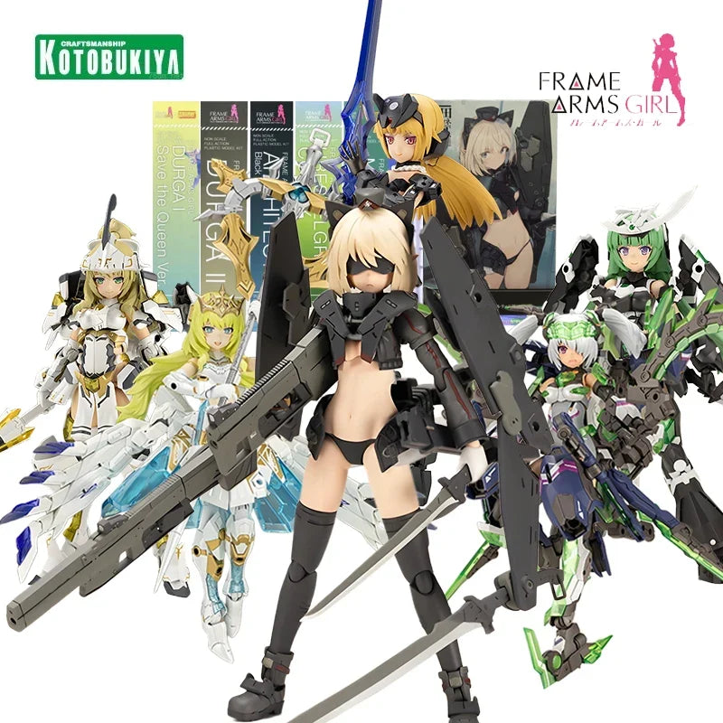 Kotobukiya Original FRAME ARMS GIRL Series ART WORKS\DURGA  Action Figure Assembly Model Toys Collectible Model Gifts for Boys