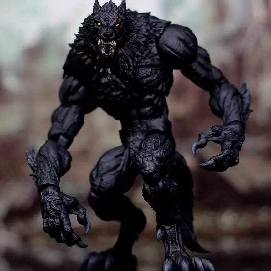 LC The Crypt Fenrir Son Of Loki Nordic Mythological Giant Wolf Full Set 10inch Action Figure Body Fury Animal Model Toys Gifts