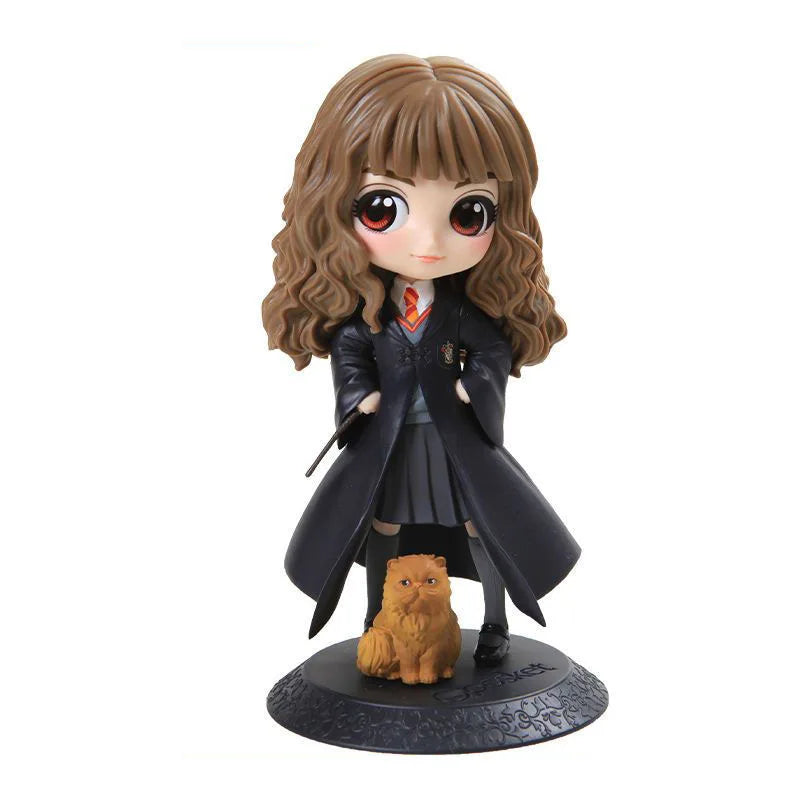 14cm Original Bandai Q Posket Harrys Potter Series Version Role Draco Malfoy Hermione Action Figure Anime Collectible Kids Dolls