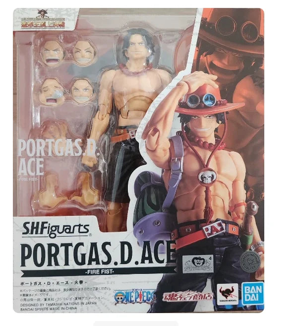 Bandai Original In Stock One Piece Shf Series Luffy Zoro Sanji Law Kaidou Yamato Nami Sabo Kidd Action Figure Pvc Model Toy Gift