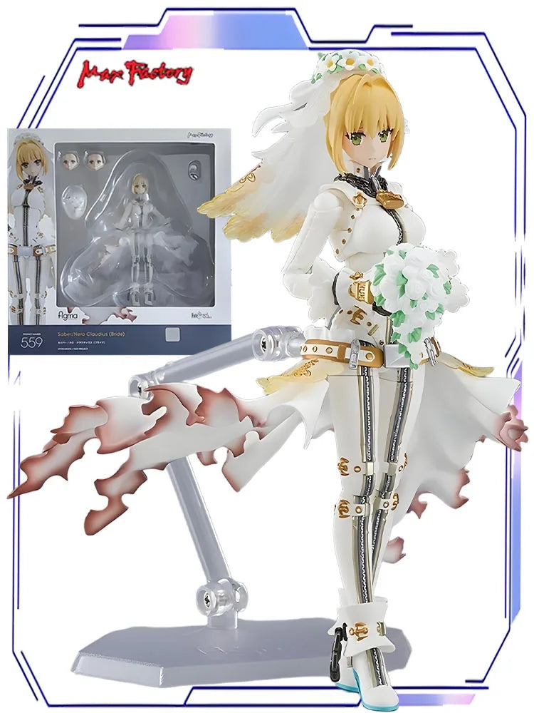 Max Original with Articulation Series Nero Claudius [Bride] Anime Action Figure Assembly Model Toys Collectible Model Ornaments
