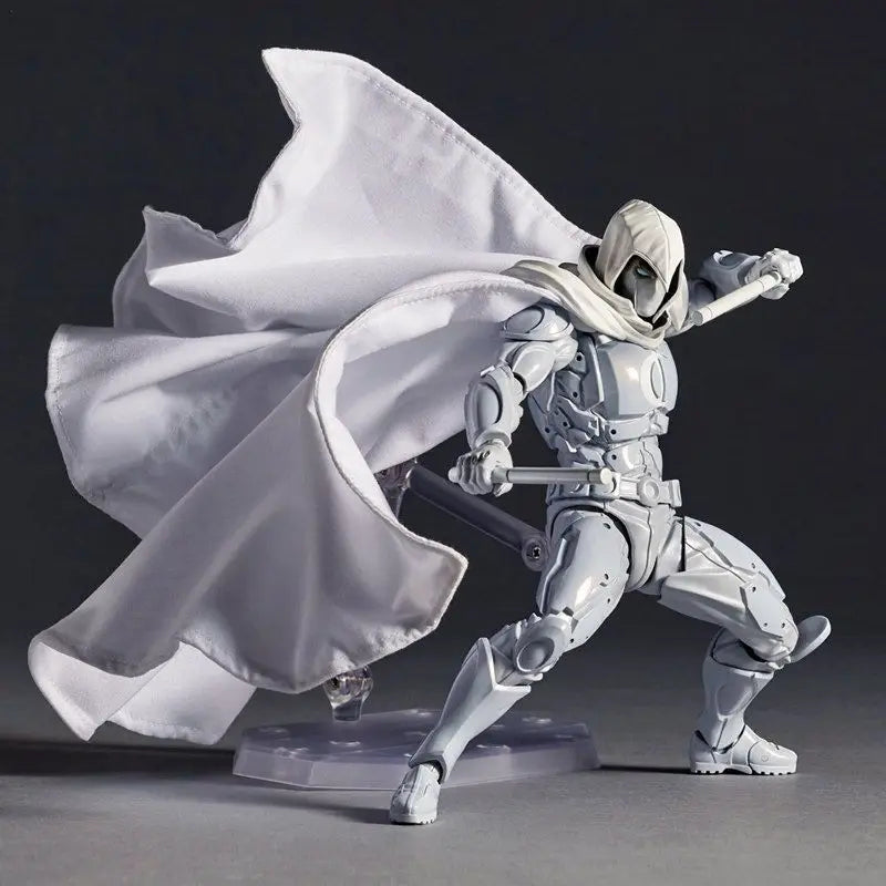 Moon Knight Figure Revoltech Amazing Yamaguchi 16cm Marc Spector Action Figurine Collection Ornament Model Toys Birthday Gifts