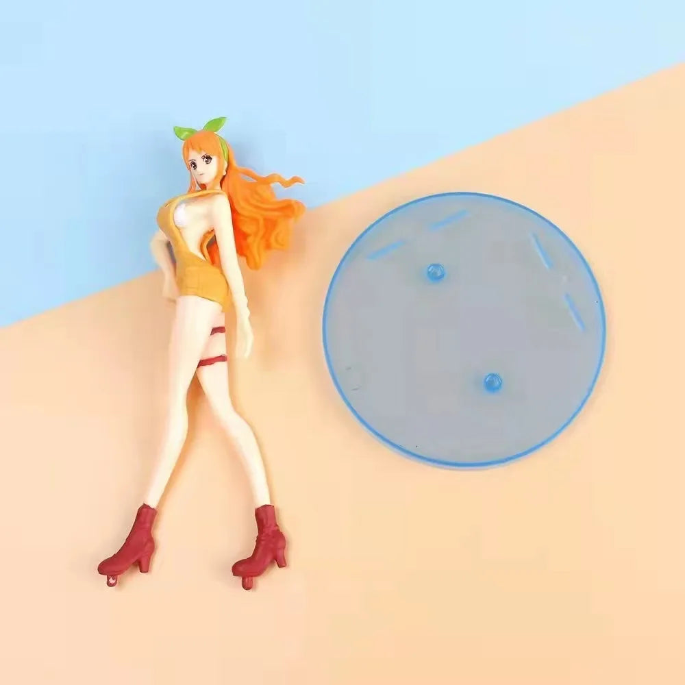 17cm One Piece Figures Nami Figurine Pvc Statue Manga Model Doll Collectible Room Decoration Gifts