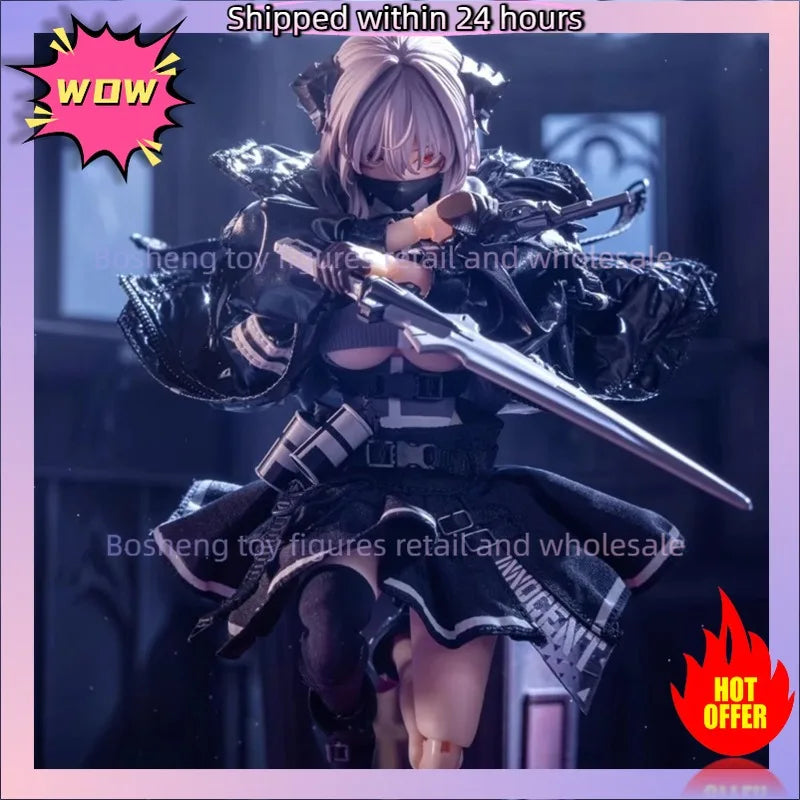 【IN STOCK】 Original HASUKI 1/12 PA009 NUNFRIEDE Mobile Suit Girl Action Figure With Box