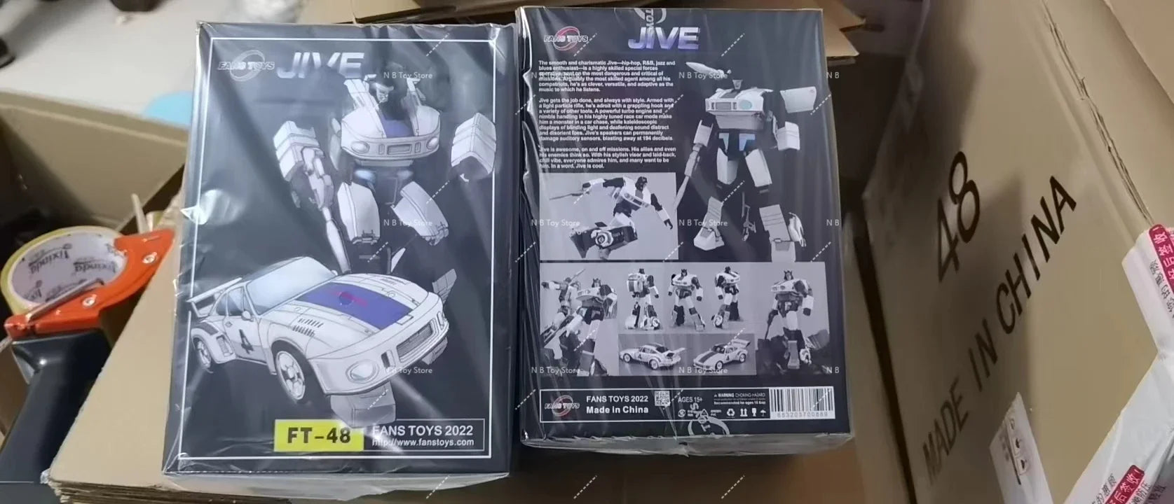【100% New】 FANSTOYS FT-48 FT48 FT-48X FT48X Limit Jive Jazz MP Ratio Action Figure Toy Model Third Party Robot with Box with Box