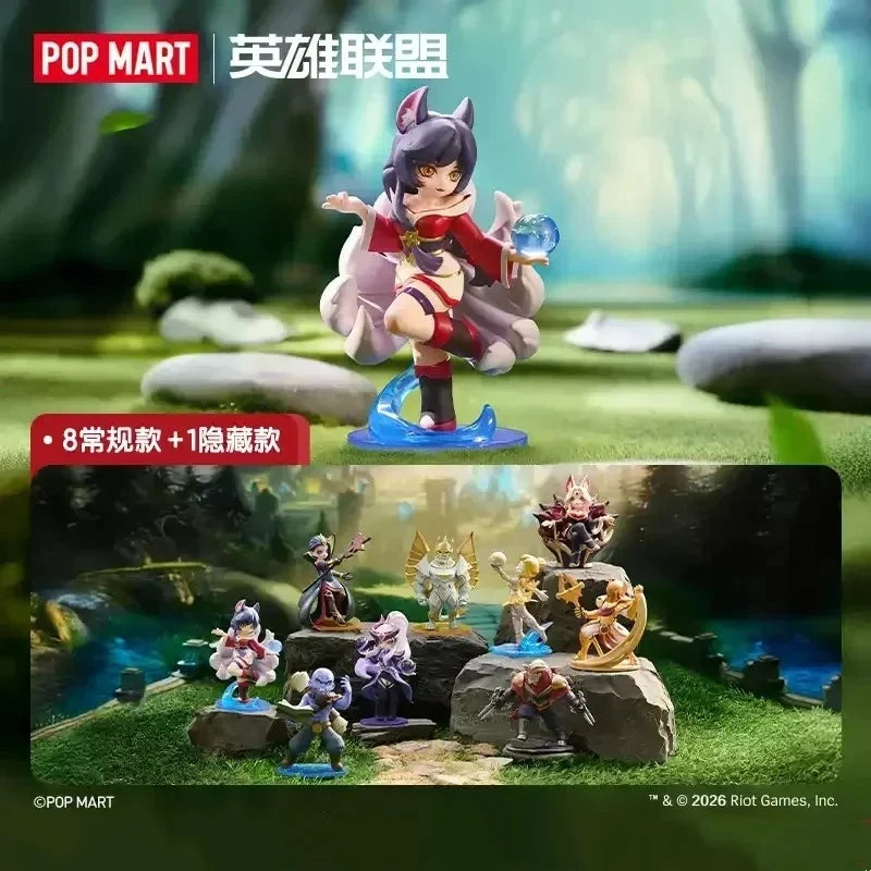 POP MART Genuine Blind Box Ornaments LEAGUE OF LEGENDS MIDLANE ICONS Series Mystery Toys Gifts Kawaii Figurines Desktop Decor