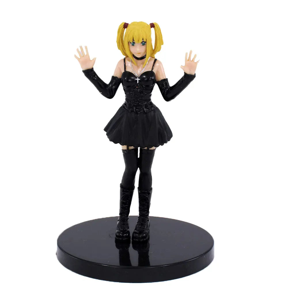 12CM Anime Death Notes Misa Figure Standing Hands Anime Toy Model Gift Collection Decorative Ornament PVC