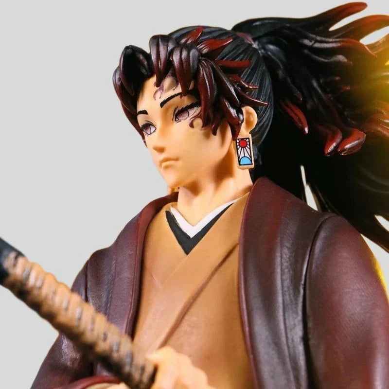 In Stock 40cm Anime Demon Slayer Tsugikuni Yoriichi Action Collectible PVC Model Figure Desk Decor Statue Model Kids Toy Gifts