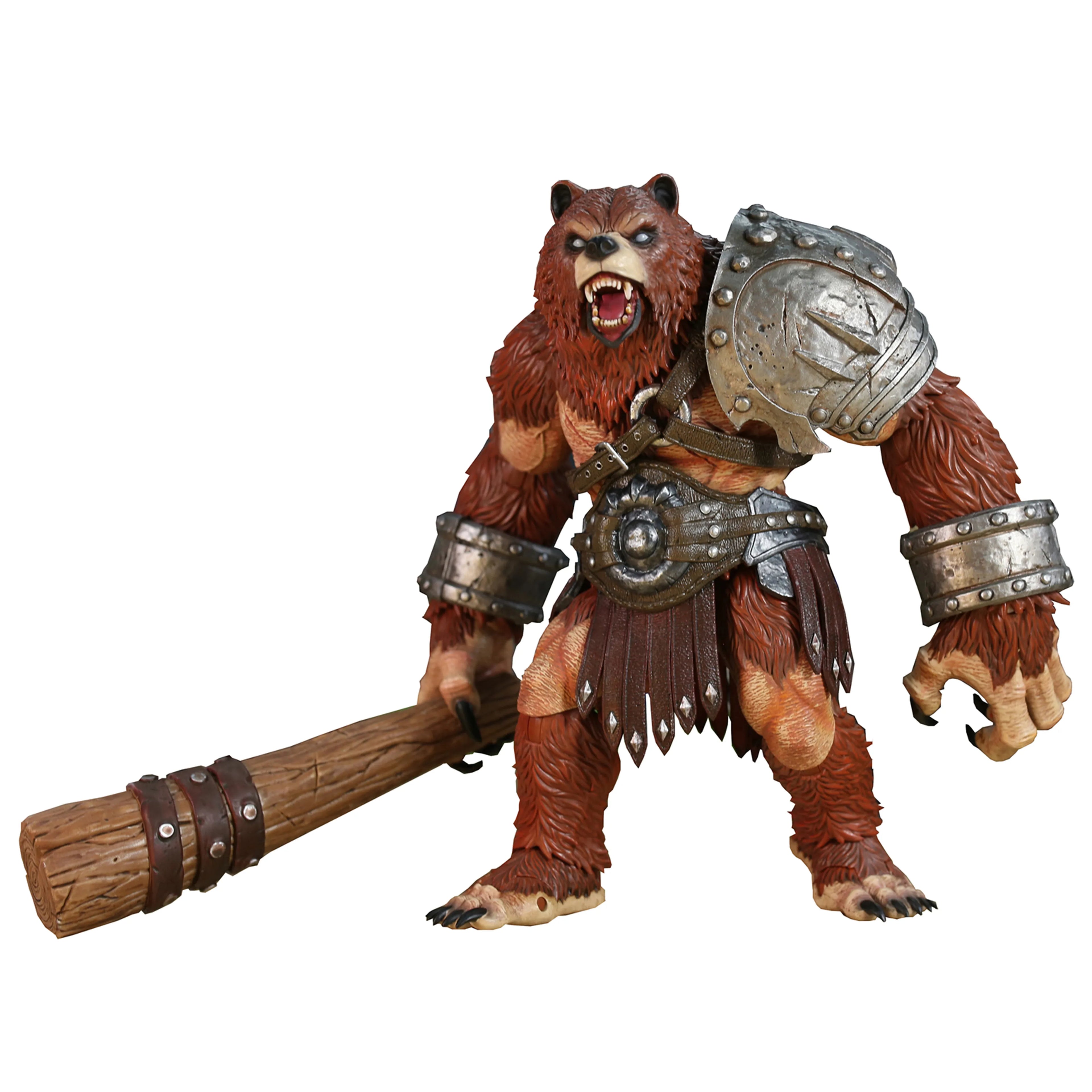MemoryToys 1/10 Abenteurerwelt Berserker Bär Mann Modell Komplettset 22cm Druiden Tier Actionfigur Spielzeug Puppe Modell Fans Geschenke