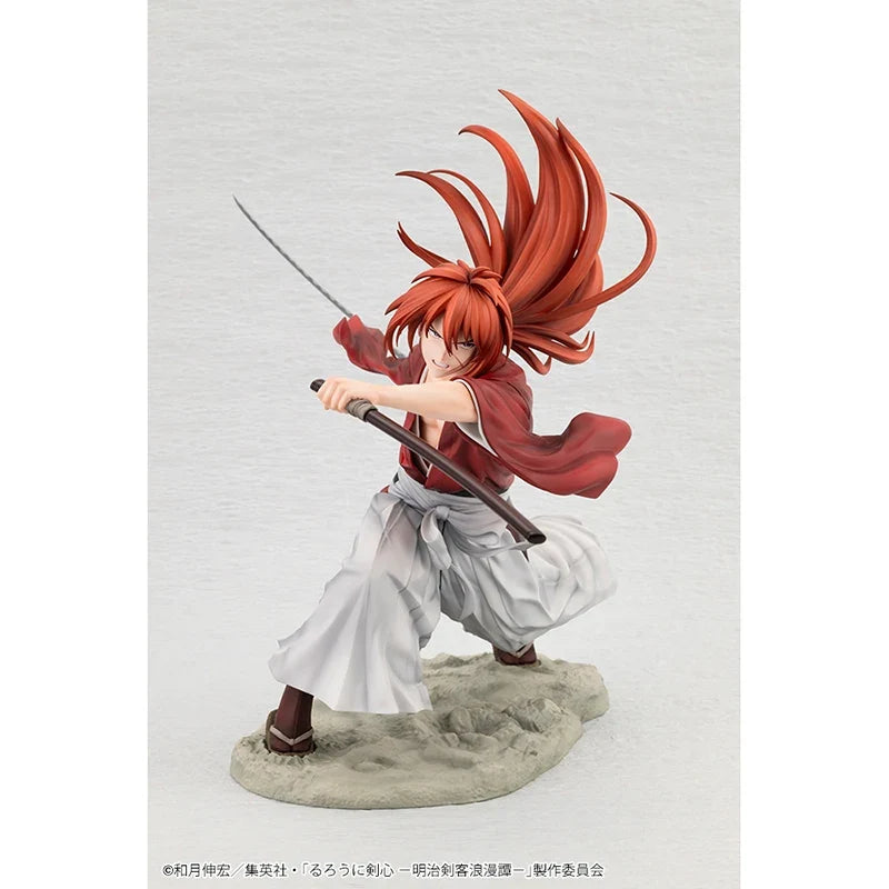 In Stock 100% Origina Kotobukiya PV152 Rurouni Kenshin Artfx J Kenshin Himura 1/8 Pre-Painted Anime Action Figures Model Toys