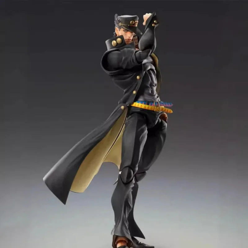 Jojo'S Bizarre Adventure Kujo Jotaro Star Platinum Anime Activity Figure Model Statue Collection Desktop Decoration Ornament Toy