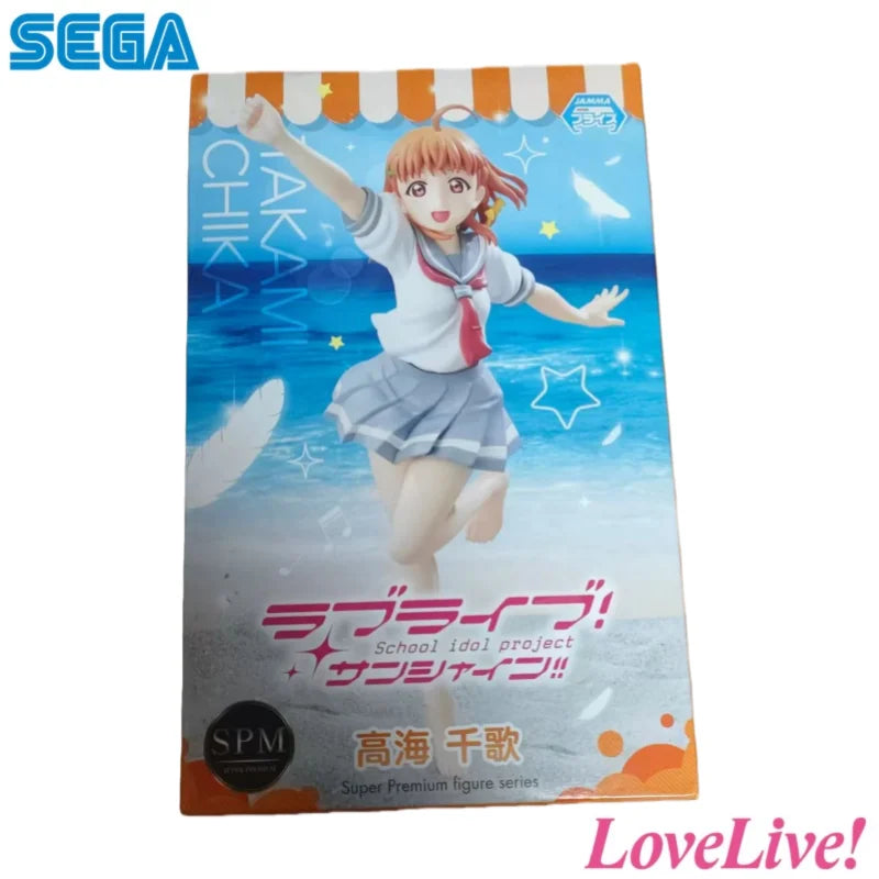 In Stock Sega Original Lovelive! Takami Chika Action Figure Model Doll Brand New Boxed Toys Model Garage Collectible