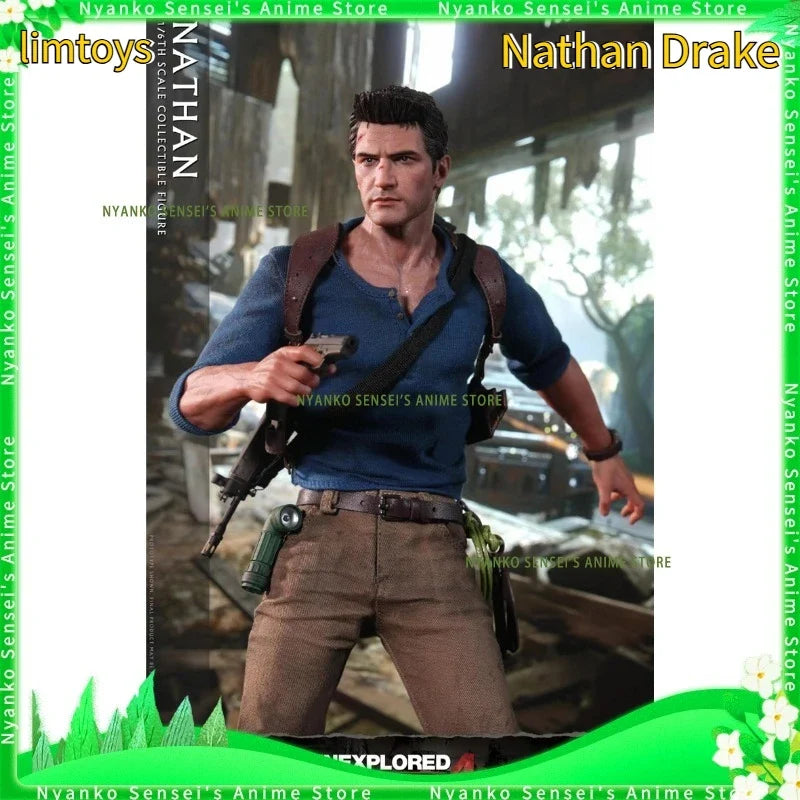 In Stock LimToys 1/6 Scale LIM012 Uncharted Nathan Drake 30cm Action Figure Anime Models Toy Doll Gift Hobby Collectible