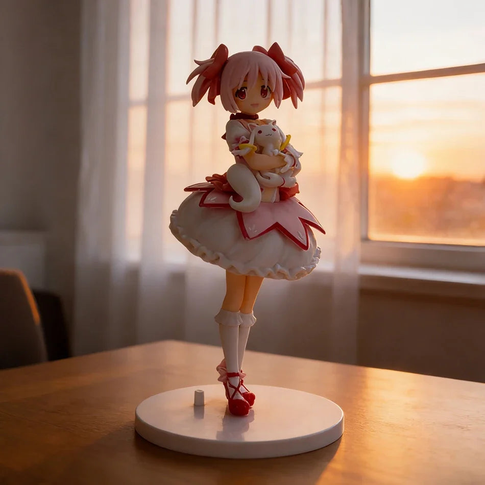 Dolls Toys Gift Puella Magi Madoka Magica Aniem Figure Kaname Madoka Action Figure Magic Girl Model Decor Statue Christmas Gift