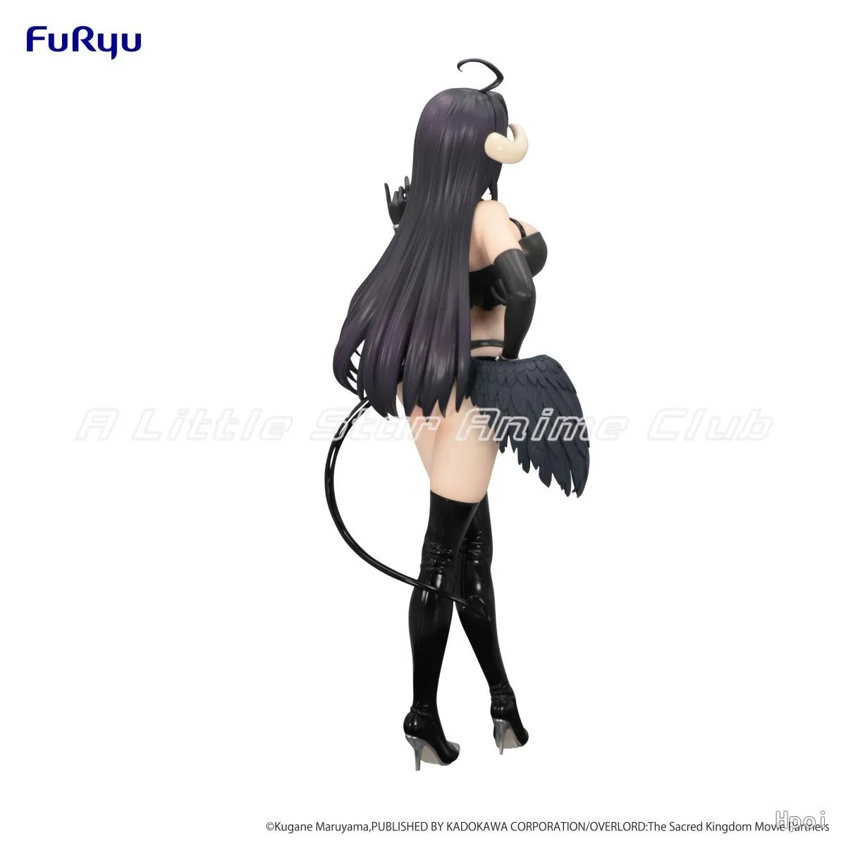 In Stock Original FuRyu BiCute Dark Figure OVERLORD Albedo Devil Girl Anime Figure Model Collection Toys
