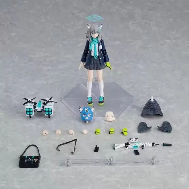 New Beautiful Girl Figma Blue Archive Cartoon Character Model Action Figures Children'S Educational Toys Collections Gift