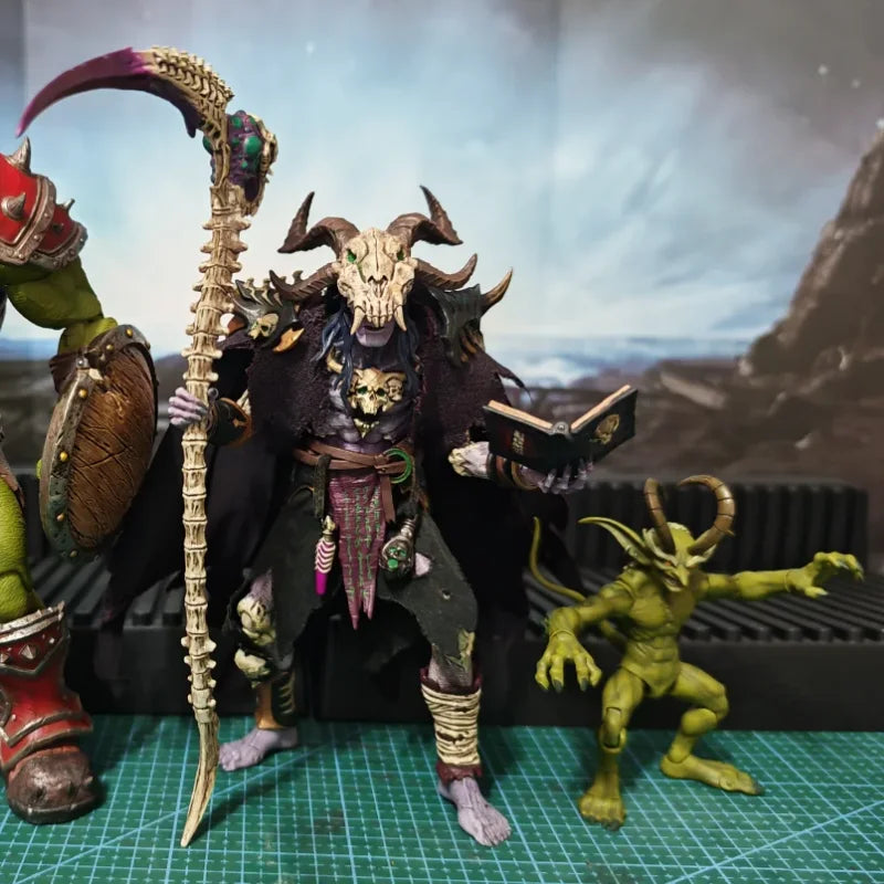 Undead Warlock Baron Salman 1/12 Scale Collectible Action Figure Set Original Memory Toys Anime Peripheral Little Demon Soldier