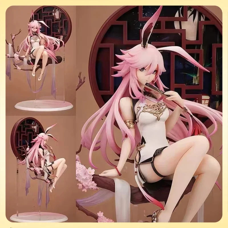Yae Sakura Figure Honkai Impact 3 Anime Figure Cheongsam Girl Figurine Gk Statue Model Doll Collection Ornament Toys Gift