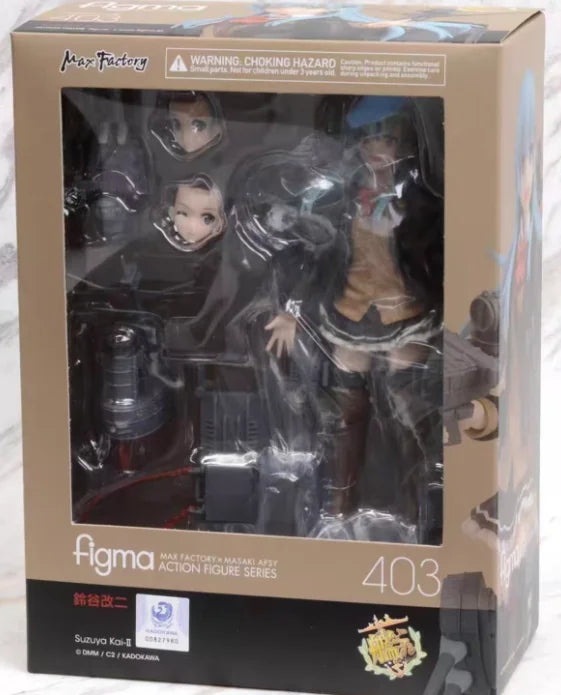 Original Max Factory Figma#403 Fleet Collection Suzuya Anime Figure Model Toy Gift Collection