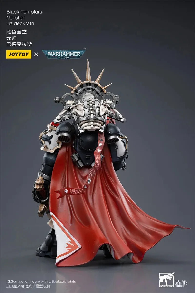 Joytoy Warhammer 40K 1/18 Action Figures Black Templars Marshal Baldeckrath 12.3cm  Model Toy