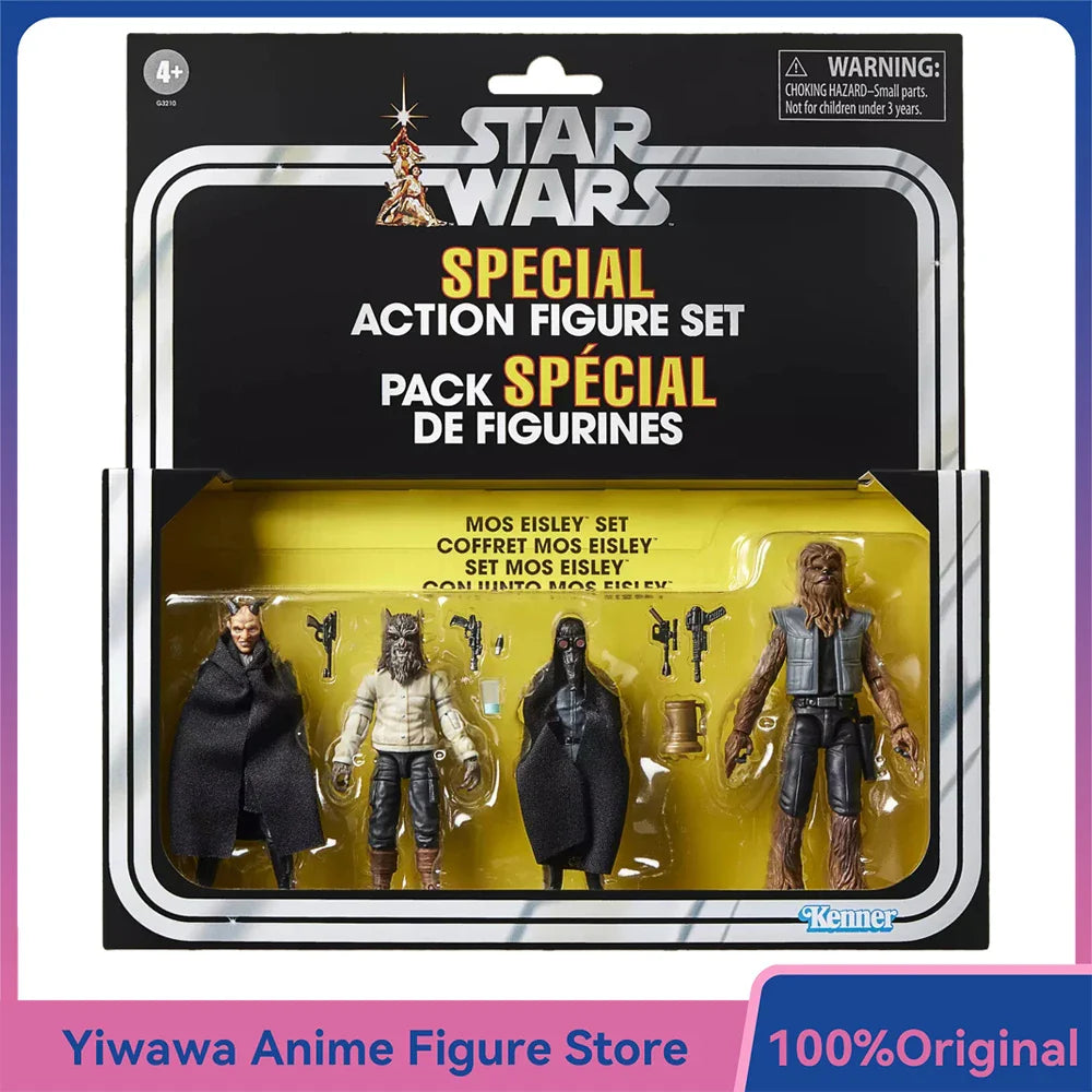 Original NEU Hasbro STAR WARS The Vintage Collection Mos Eisley Set 3,75-Zoll 4er-Pack TVC Action-Anime-Figur Modell Spielzeug Geschenke
