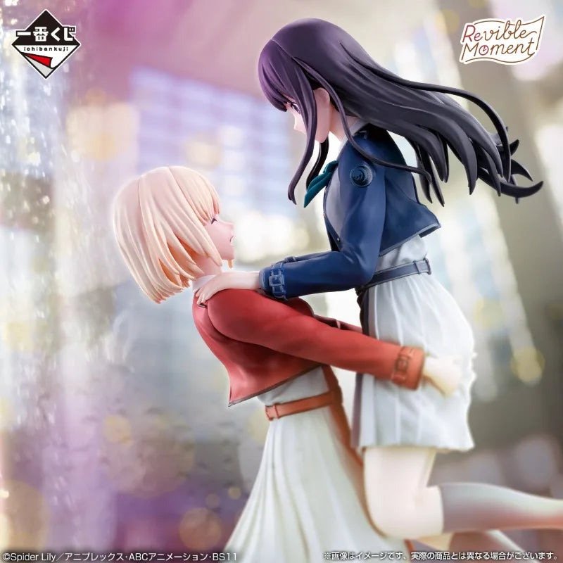 Original BANDAI Ichiban Kuji Lycoris Recoil Vol.3 Revible Moment Takina Figure Anime Action Model Collectible Toys Gif