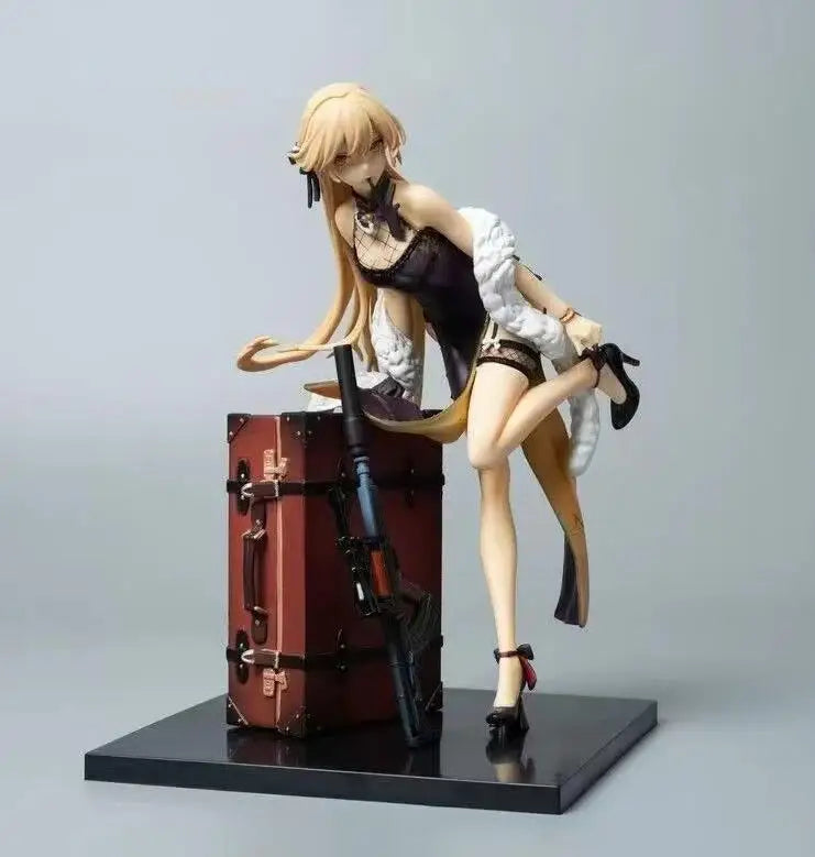 Girls' Frontline Ots-14 Purple Rain Heart Double Headed Carving Anime Girls' Handmade Model Ornaments
