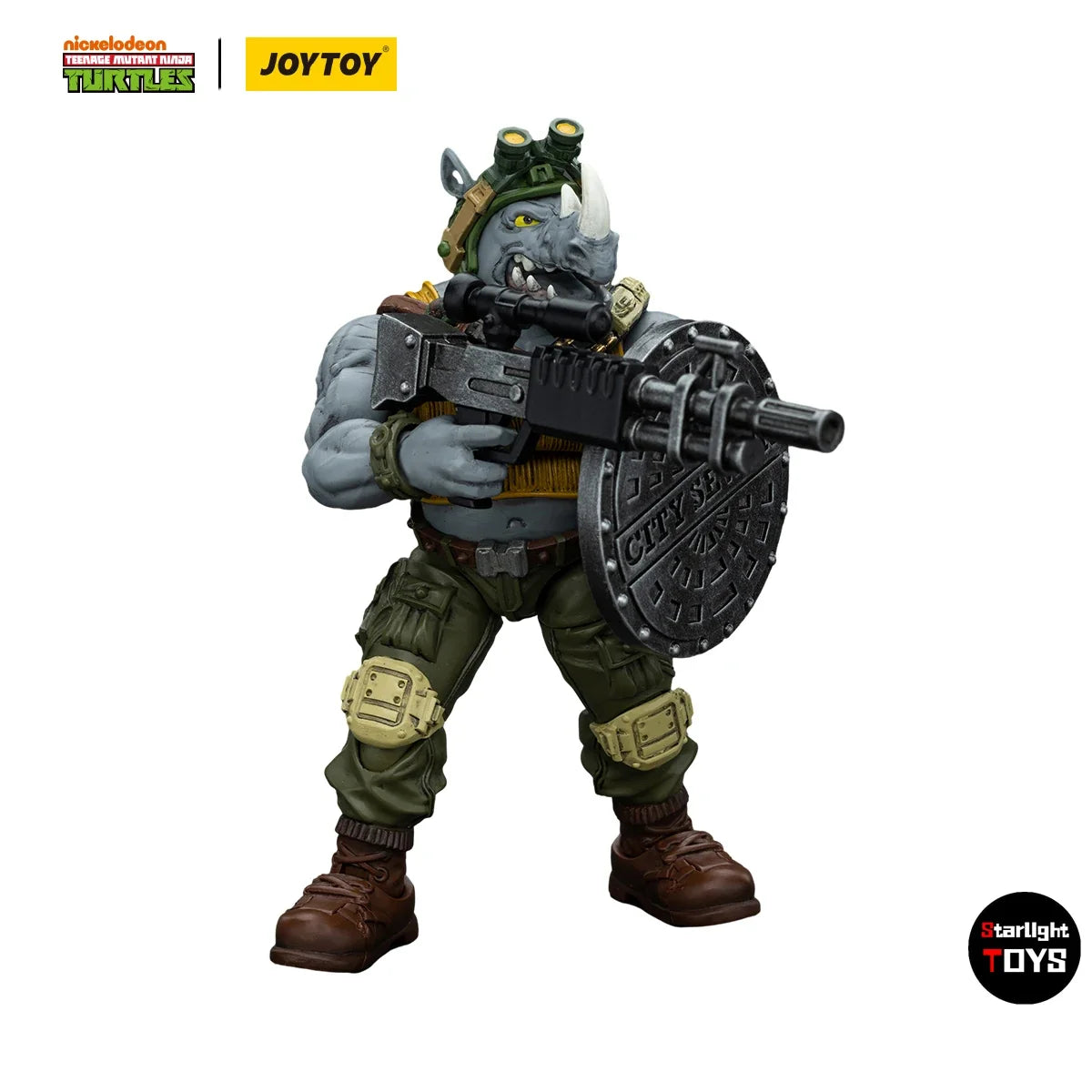JOYTOY TMNT Rocksteady Beebop 1/18 Action Figure Model Toy