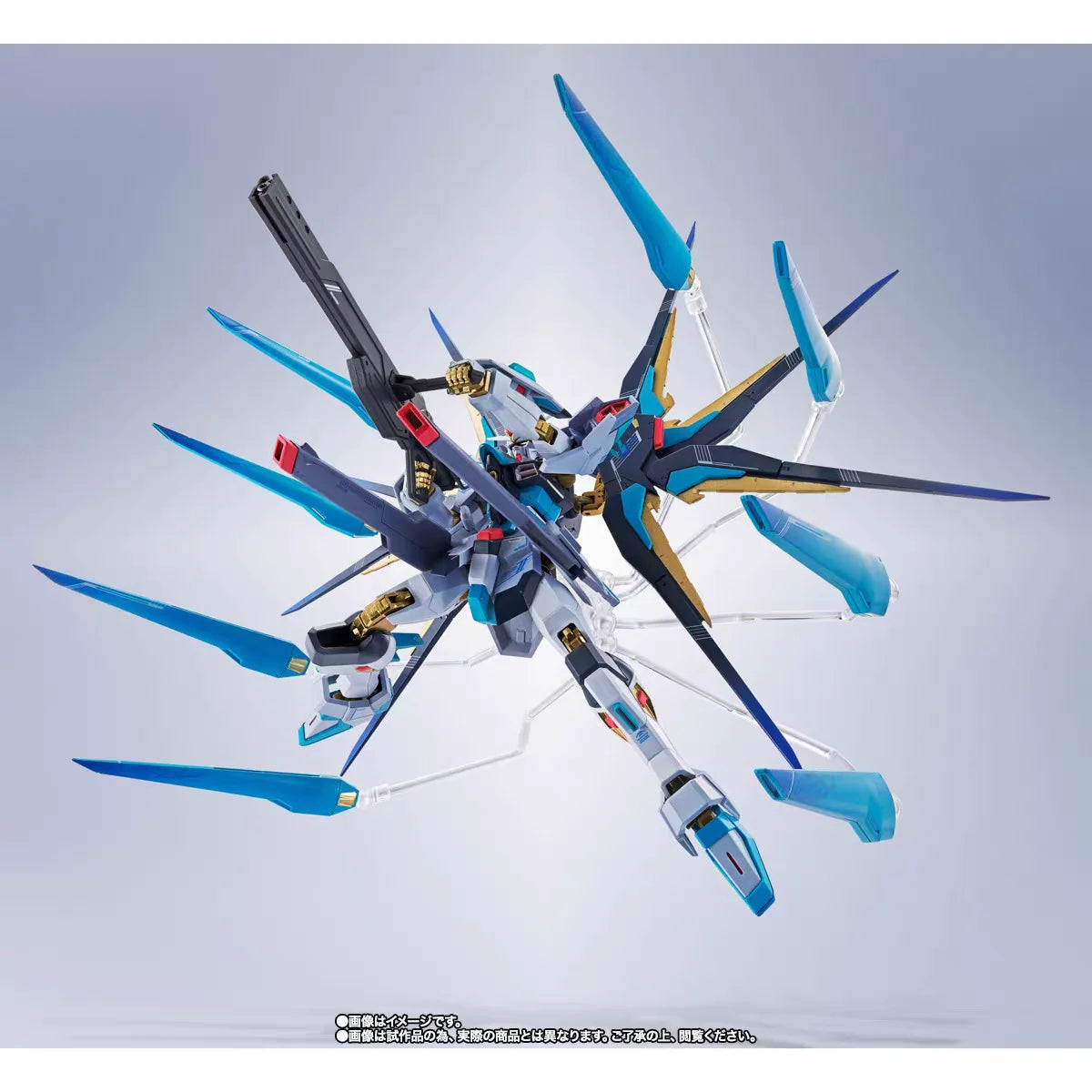 In Stock Original BANDAI METAL ROBOT Spirit Hatsune Miku Gundam Strike Freedom Type-2 Genuine Anime Figure Collectible Model Toy