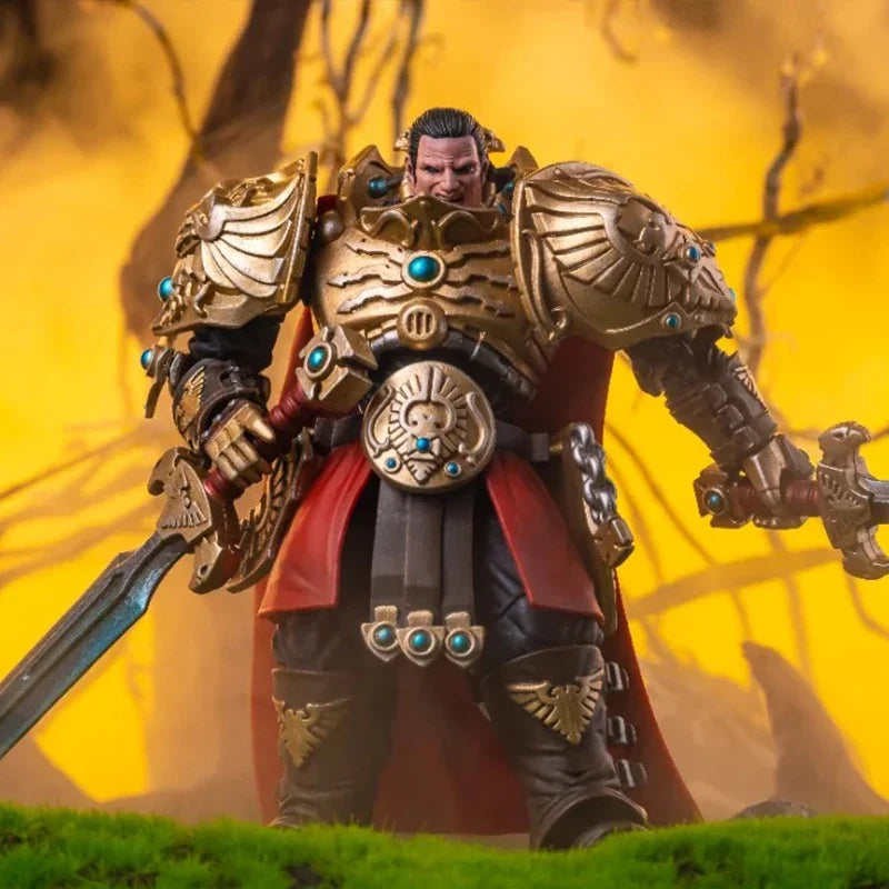In Stock Genuine Joytoy Warhammer 40k Adeptus Custodes Blade Champion Jt8124 Soldier Model 12cm Action Figure Toy For Collection