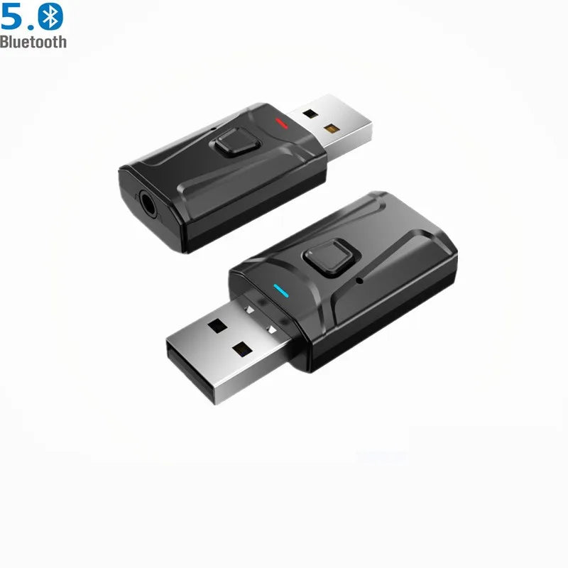 Wireless TV Headphones Bluetooth 5.0 USB Adaptor Stereo Headset Foldable Helmet Earbuds with Mic for Samsung TV PC Music