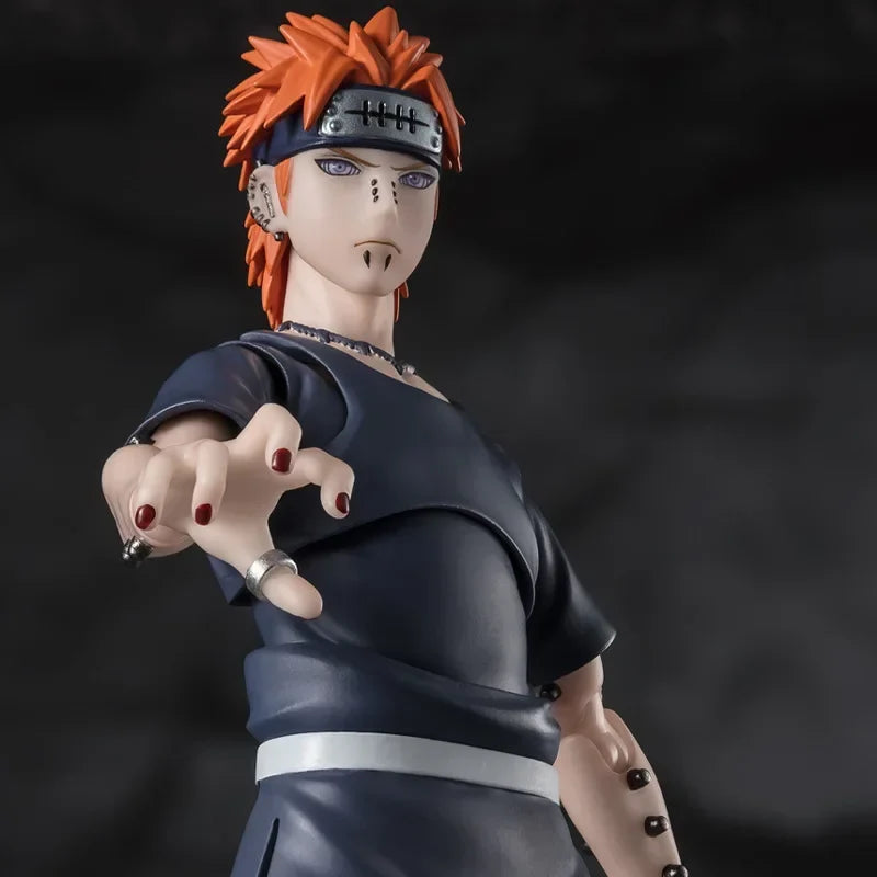 In Stock Bandai Original S.H.Figuarts SHF Naruto PAIN TENDO The Rinnegon of the Six Patks Edition Anime Action Figure Toy Gift