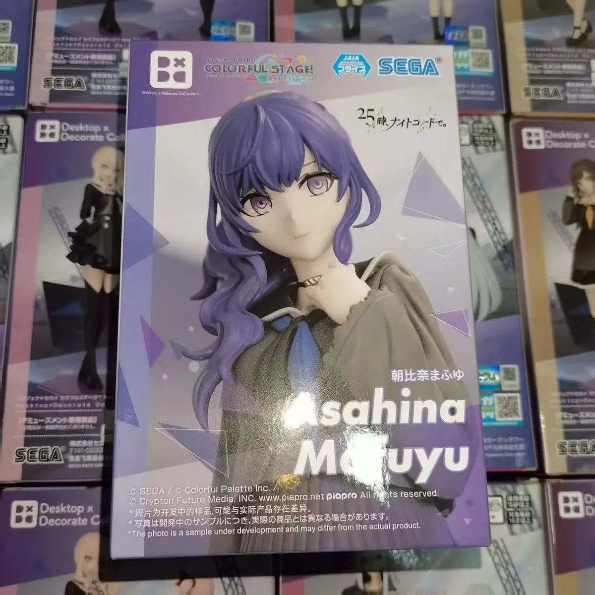 Original SEGA HATSUNE MIKU COLORFUL STAGE Yoizaki Kanade Asahina Mafuyu Akiyama Mizuki Anime Figure Desktop×Decorate Collection
