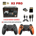 X2Pro TV Game Stick 4K HD Video Handle Game Console 40K/50K Games 64g/128g for PSP Retro Arcade Games PK M15 Pro for Home Gaming